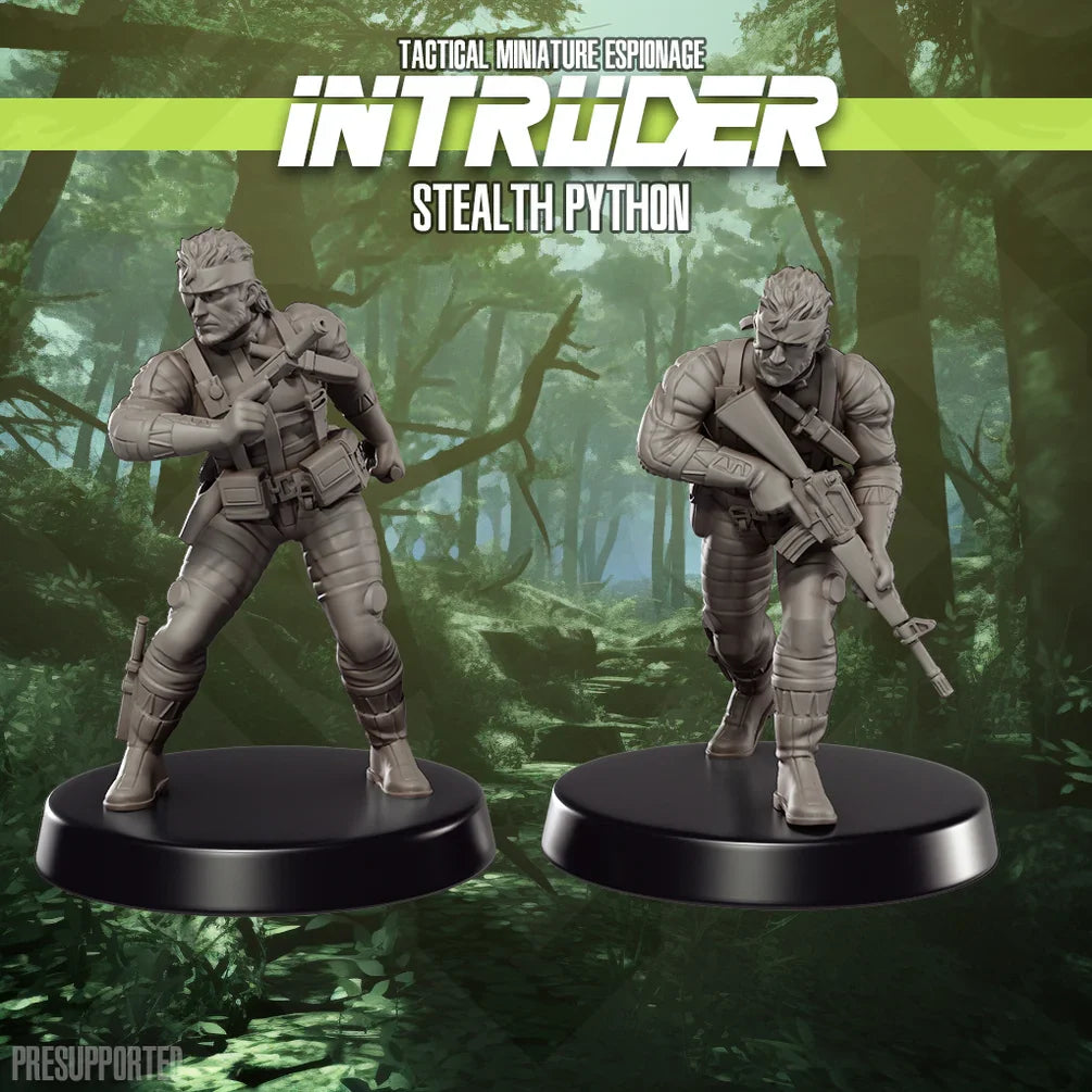 Intruder: Stealth Python | Skullforge Studios 32mm Ultramodern Wargaming Miniatures Role Playing Miniatures