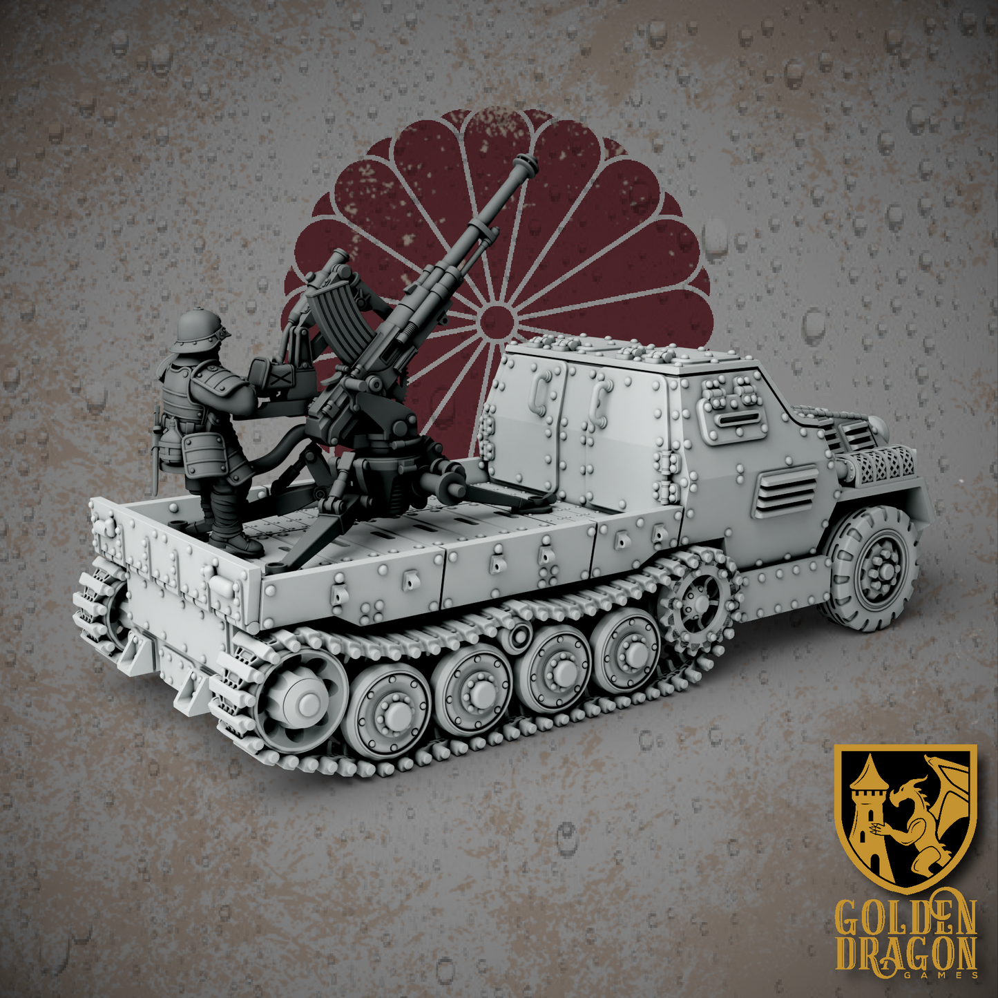 Empire of Japan Type 94 Halftrack | Golden Dragon Games Weird WW2 Role Playing Miniatures