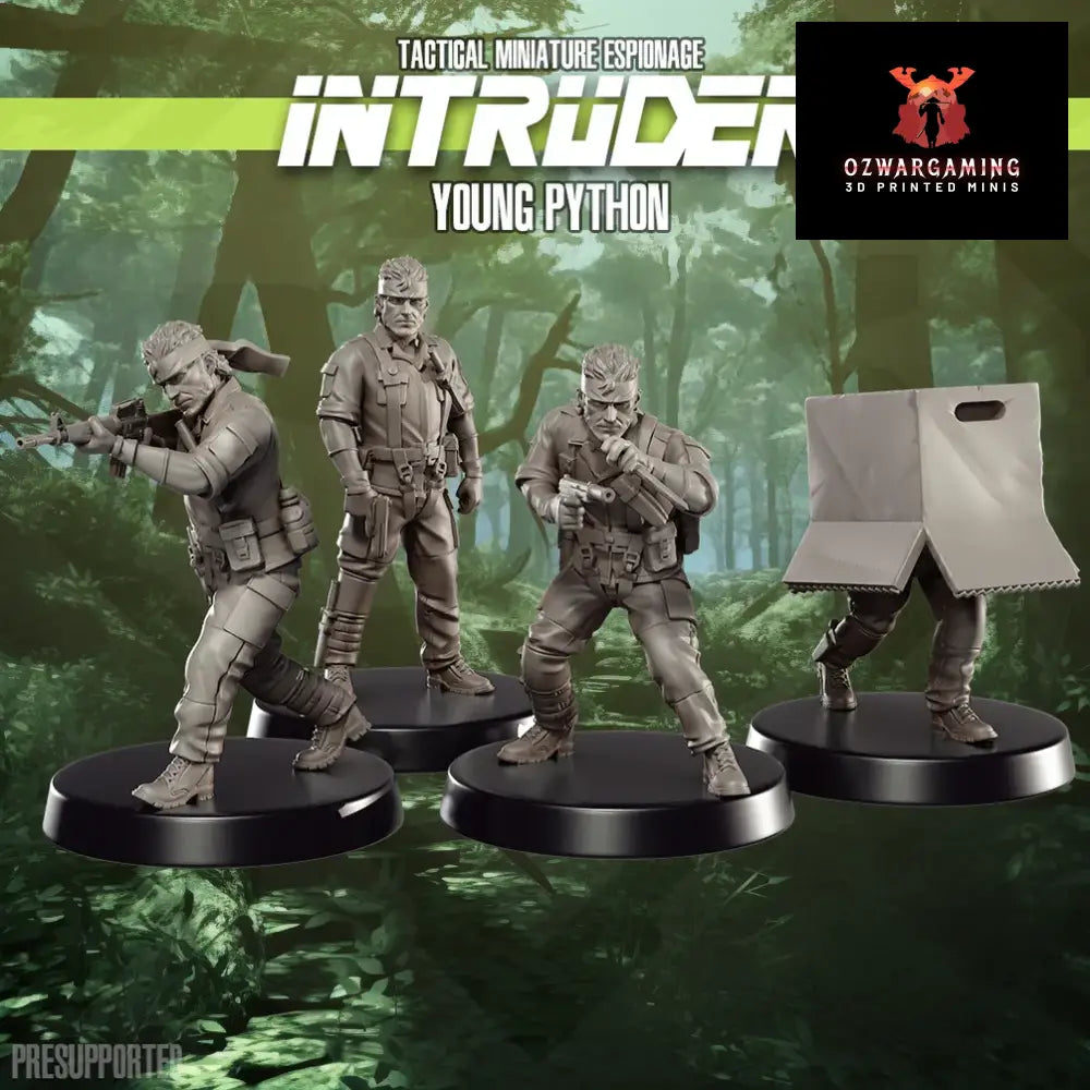 Intruder: Young Python | Skullforge Studios 32mm Ultramodern Wargaming Miniatures Role Playing Miniatures