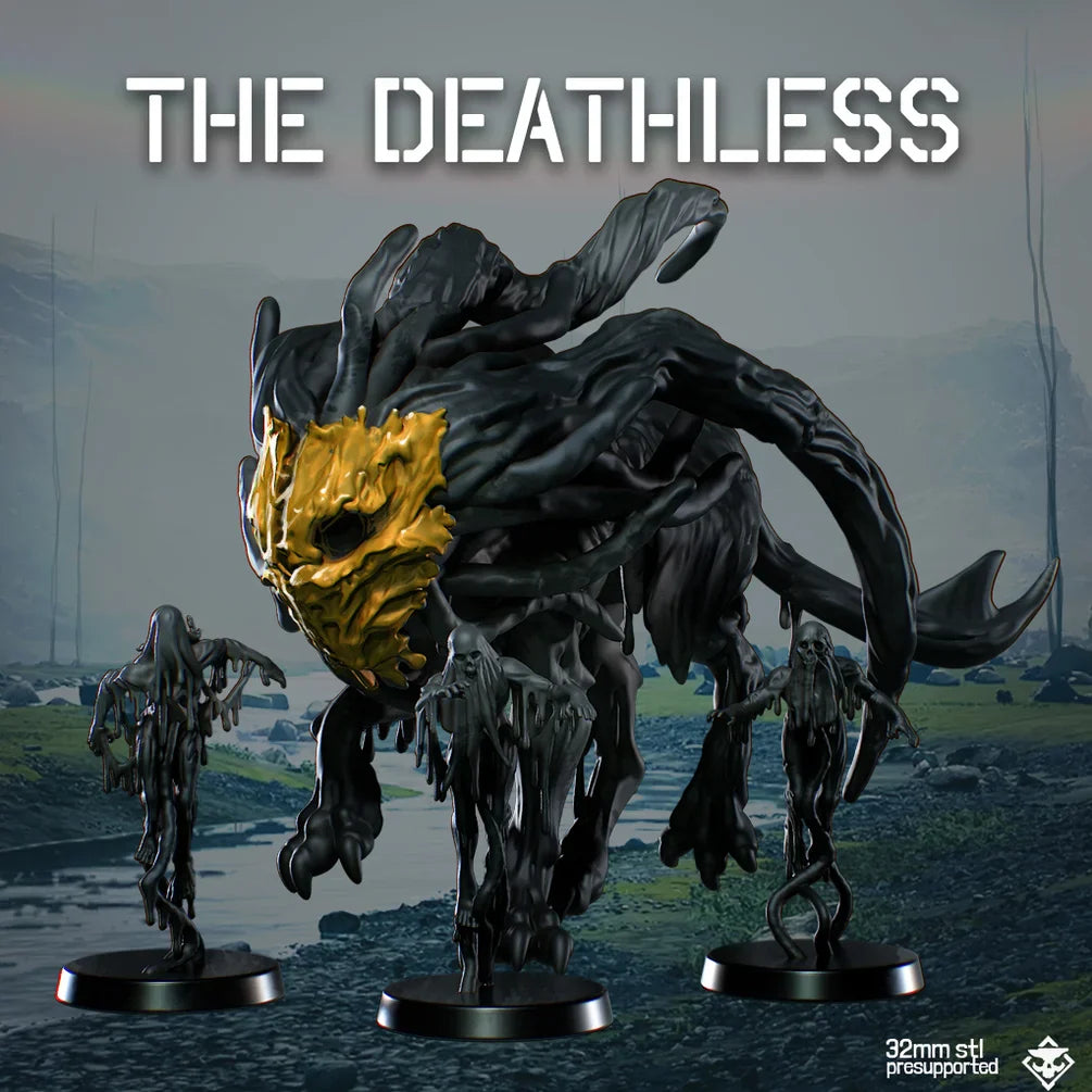 Death Delivery: Deathless Sludge Beast and Thralls | Skullforge Studios 32mm Wargaming Miniatures Role Playing