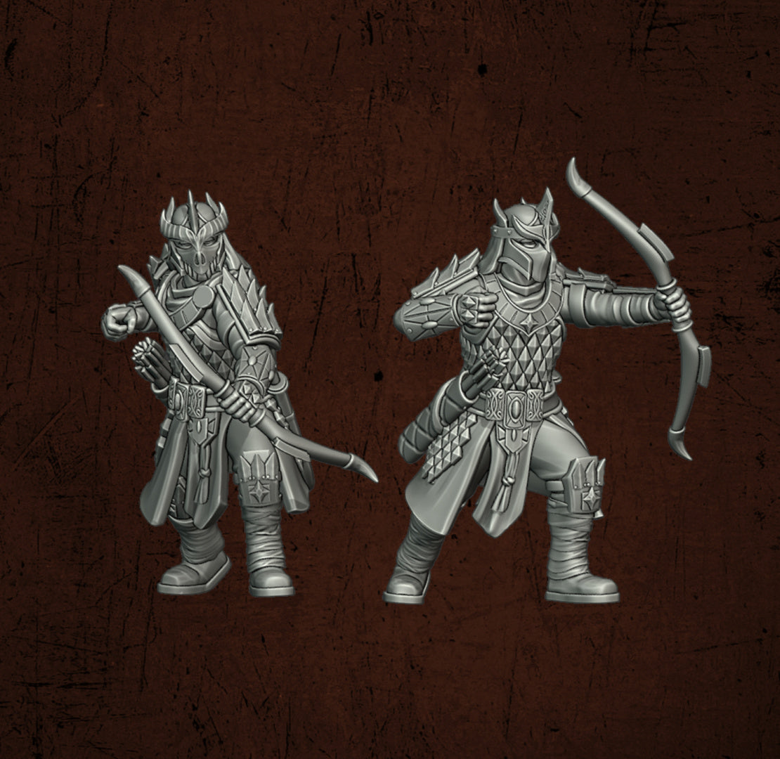 Immortal Army Archers | Quartermaster3D 25mm Fantasy Wargaming Miniatures Role Playing Miniatures