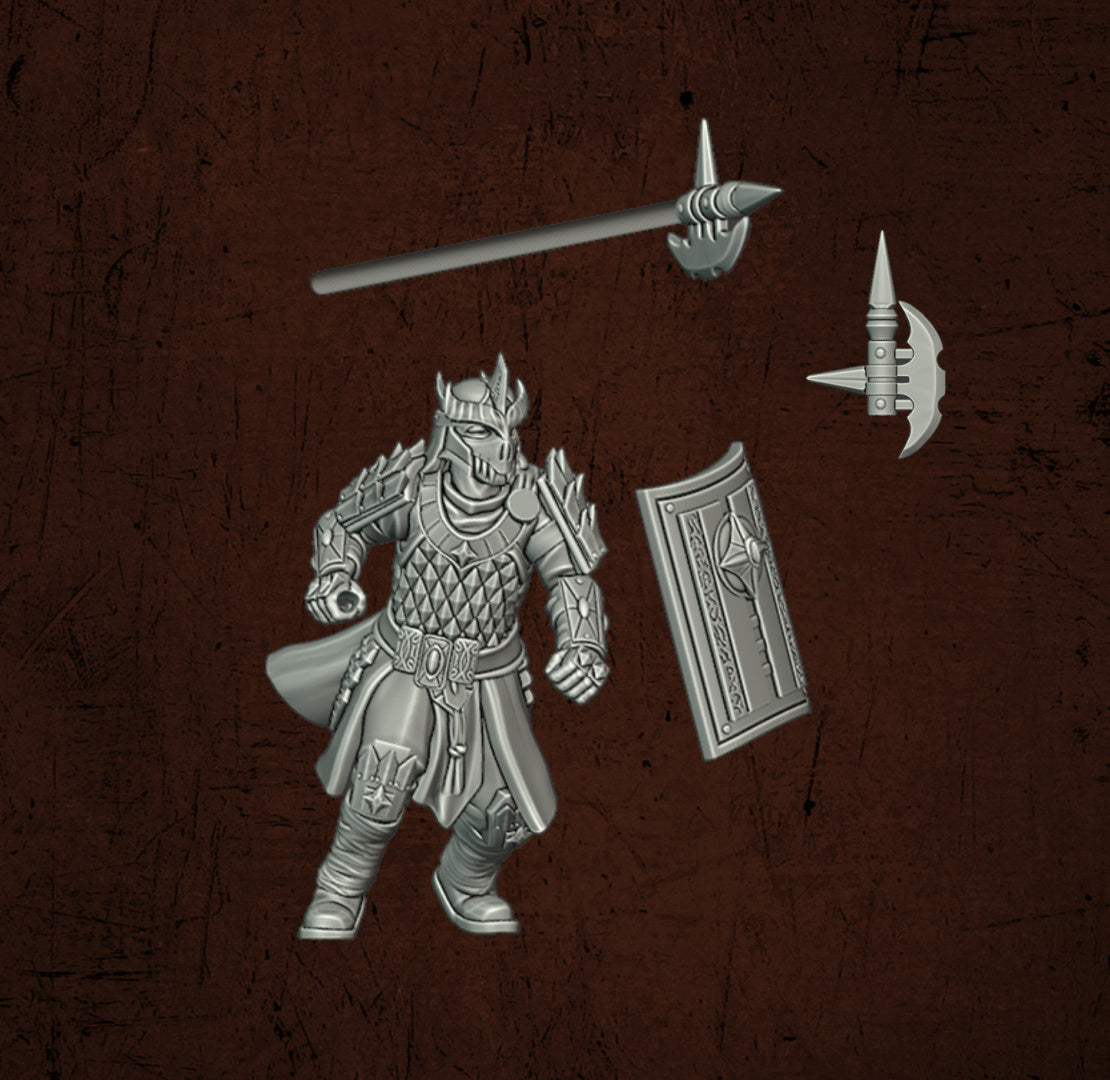 Immortal Army Dragon Guard | Quartermaster3D 25mm Fantasy Wargaming Miniatures Role Playing Miniatures