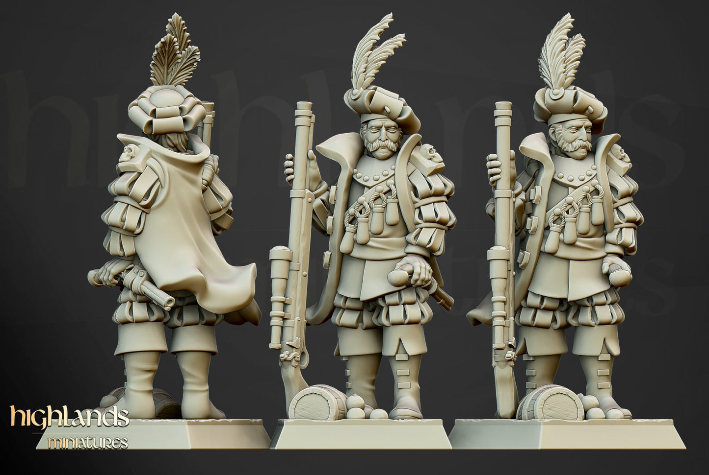 Sunland Otto Van Schrute | Highlands Miniatures 28/32mm Fantasy Wargaming Miniatures Role Playing Miniatures