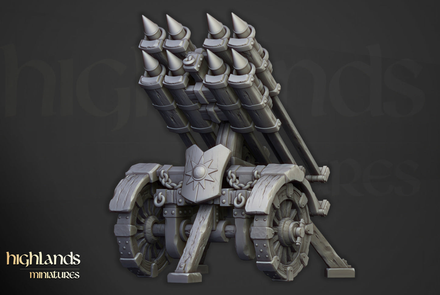 Sunland Rocket Launcher | Highlands Miniatures 28/32mm Fantasy Wargaming Miniatures Role Playing Miniatures