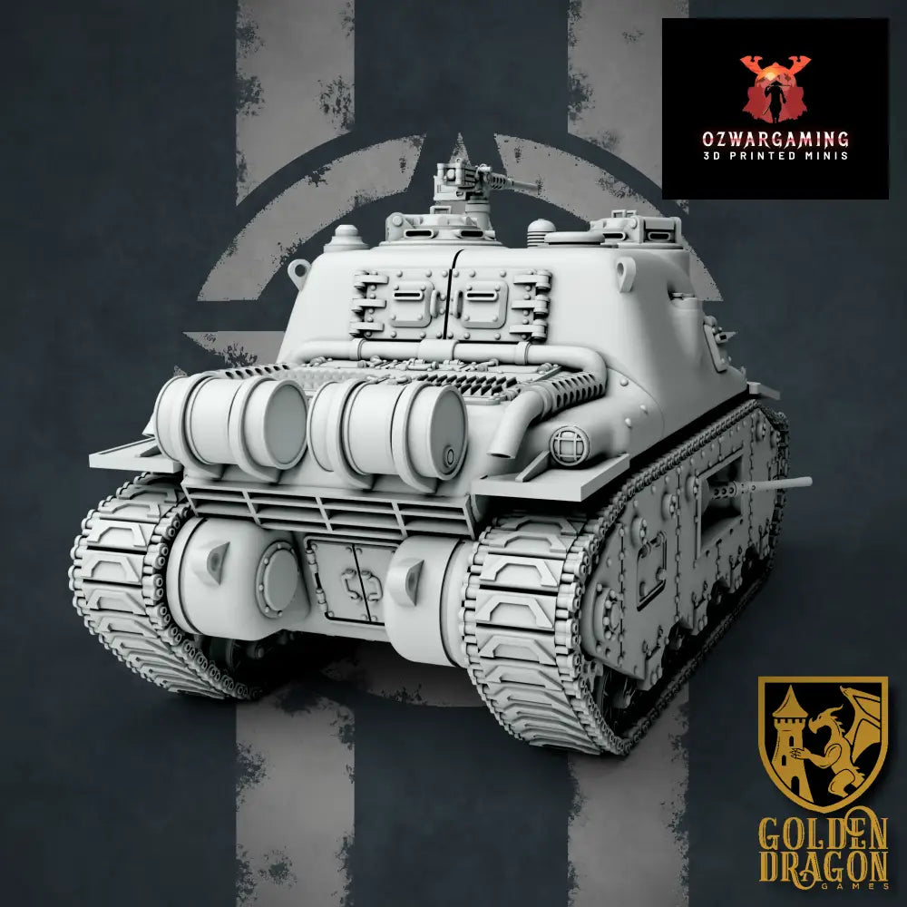 United States of America M54 Bruin Heavy Tank Destroyer | Golden Dragon Games Weird WW2 Role Playing Miniatures