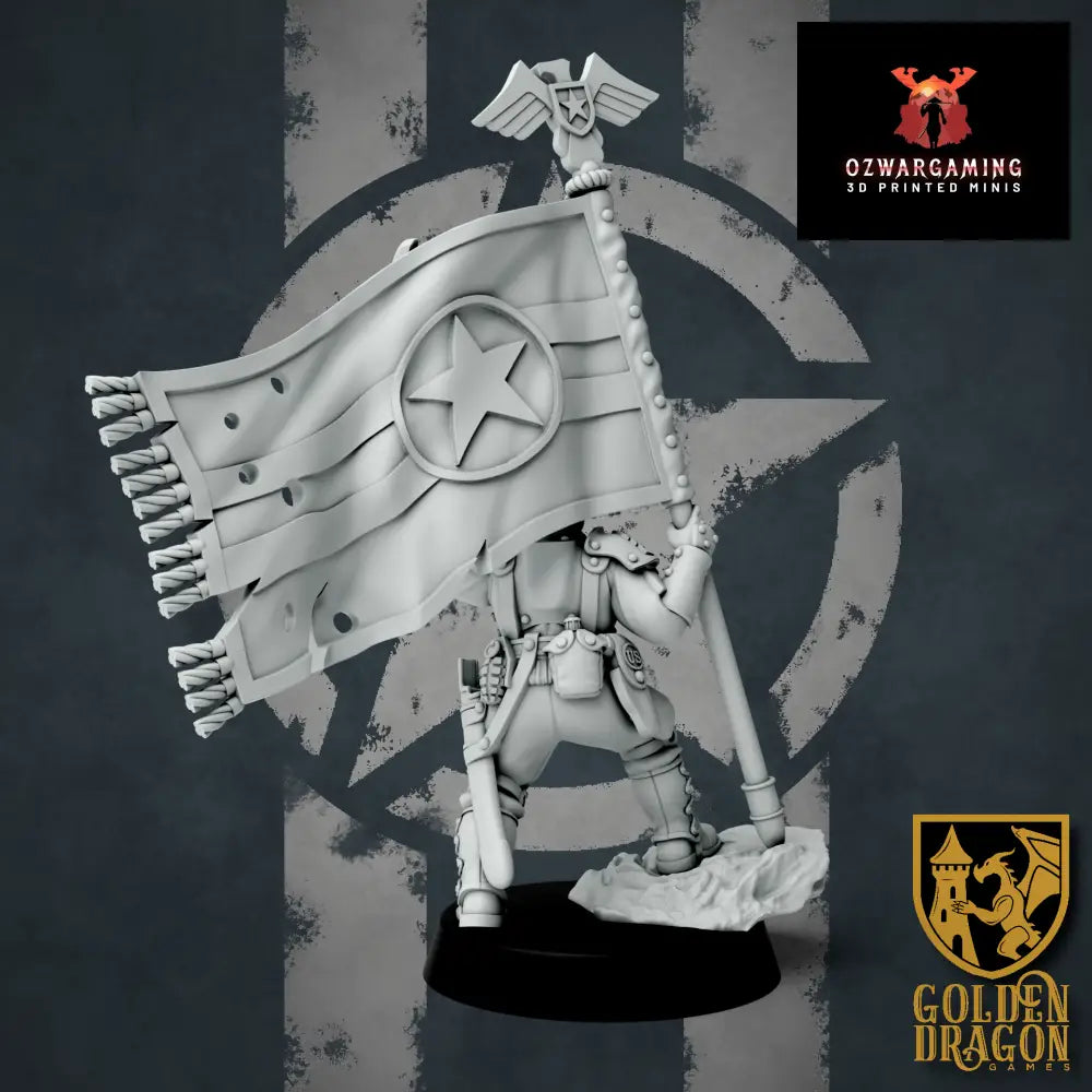 United States of America Sergeant Douglas Donahue - Hero of the Starborne | Golden Dragon Games Weird WW2 Role Playing