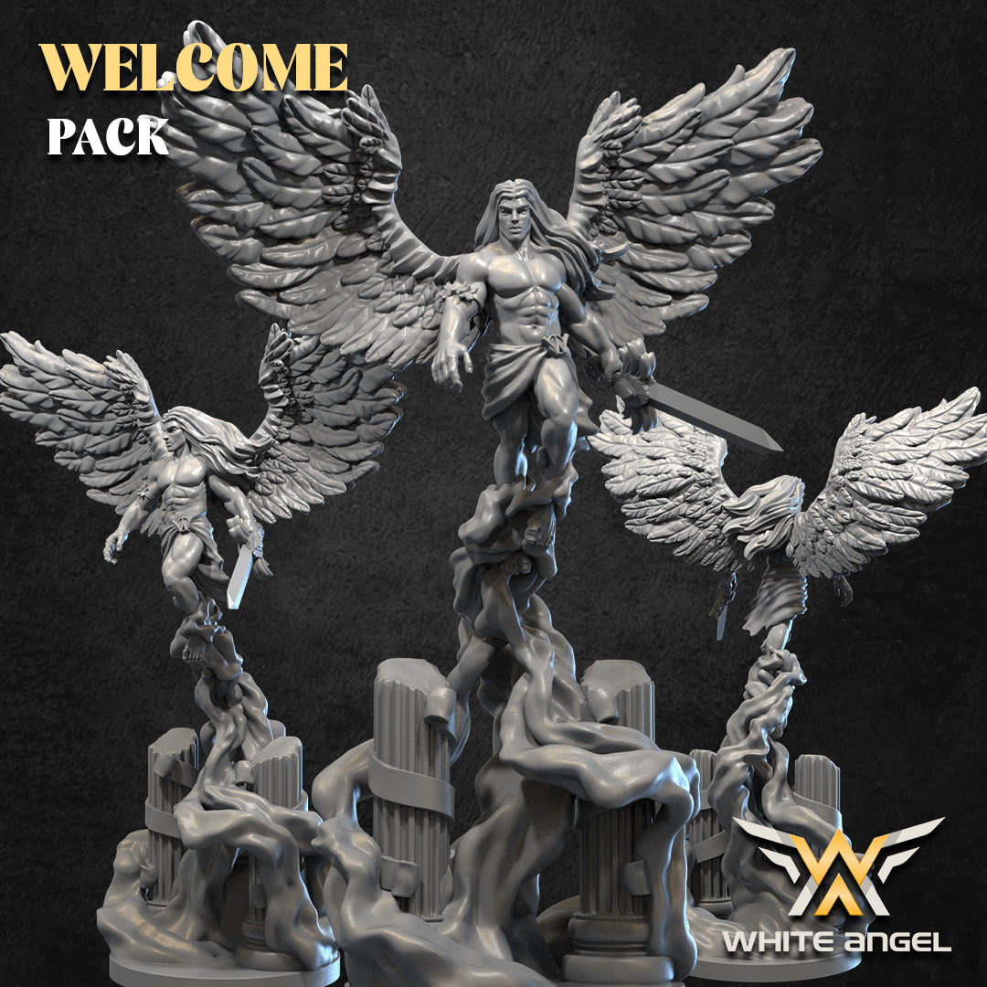Archangel | White Angel 28/32mm Fantasy Wargaming Miniatures Role Playing Miniatures