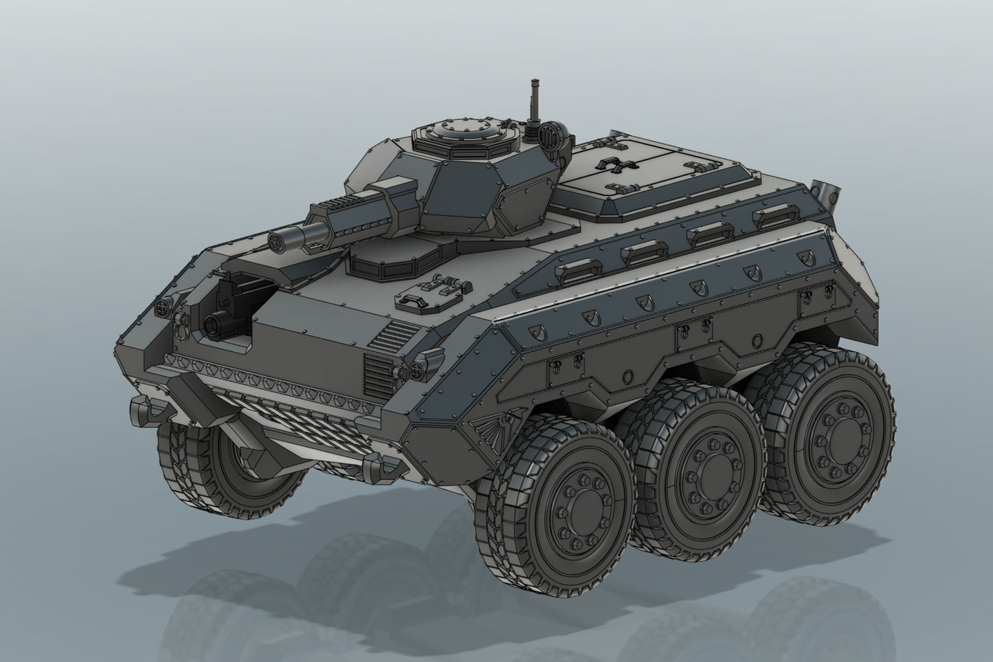 CHARON-PATTERN ARMORED PERSONNEL CARRIER | Maelstrom Designworks Grimdark Wargaming Miniatures