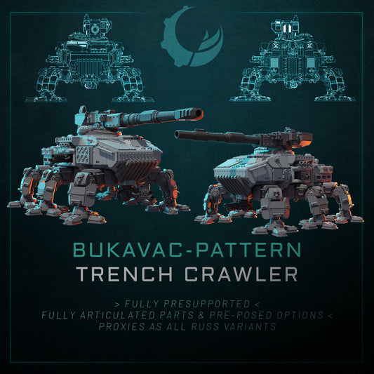 BUKAVAC-PATTERN TRENCH CRAWLER | Maelstrom Designworks Grimdark Wargaming Miniatures