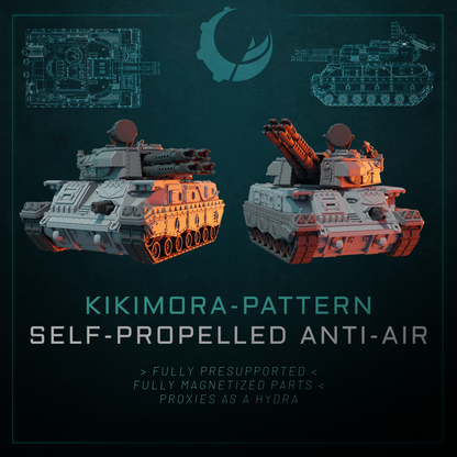 KIKIMORA-PATTERN SELF PROPELLED ANTI-AIR GUN | Maelstrom Designworks Grimdark Wargaming Miniatures