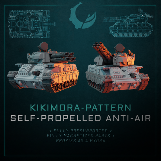 KIKIMORA-PATTERN SELF PROPELLED ANTI-AIR GUN | Maelstrom Designworks Grimdark Wargaming Miniatures