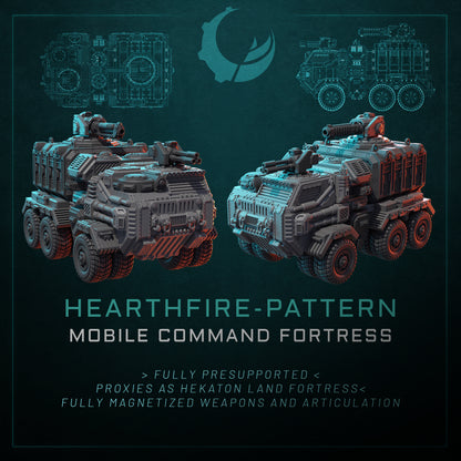 HEARTHFIRE-PATTERN MOBILE COMMAND FORTRESS | Maelstrom Designworks Grimdark Wargaming Miniatures