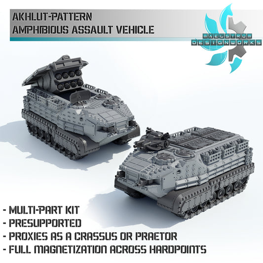 AKHLUT-PATTERN AMPHIBIOUS ASSAULT VEHICLE | Maelstrom Designworks Grimdark Wargaming Miniatures