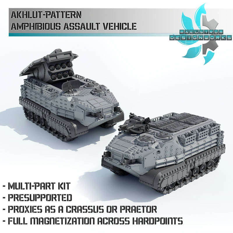 AKHLUT-PATTERN AMPHIBIOUS ASSAULT VEHICLE | Maelstrom Designworks Grimdark Wargaming Miniatures