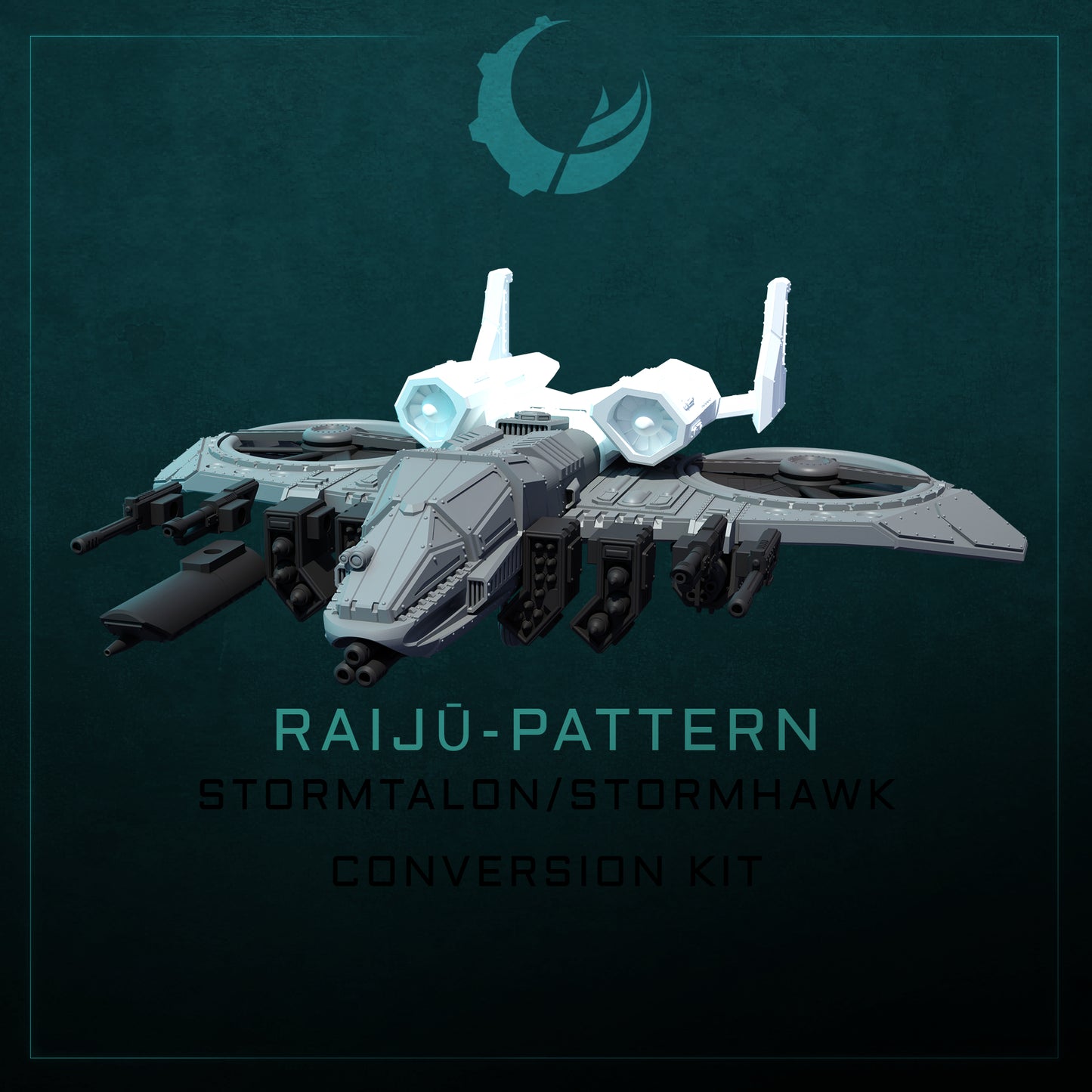 RAIJU VTOL STORMHAWK-STORMTALON CONVERSTION KIT | Maelstrom Designworks Grimdark Wargaming Miniatures