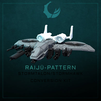 RAIJU VTOL STORMHAWK-STORMTALON CONVERSTION KIT | Maelstrom Designworks Grimdark Wargaming Miniatures