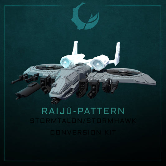 RAIJU VTOL STORMHAWK-STORMTALON CONVERSTION KIT | Maelstrom Designworks Grimdark Wargaming Miniatures