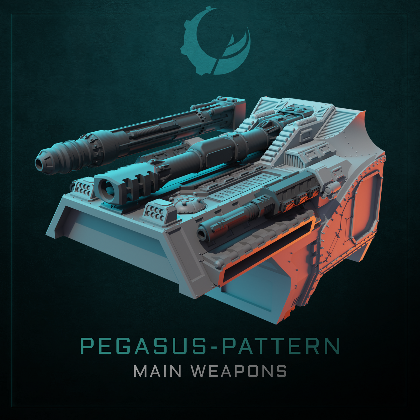 PEGASUS-PATTERN HEAVY GUNSHIP | Maelstrom Designworks Grimdark Wargaming Miniatures
