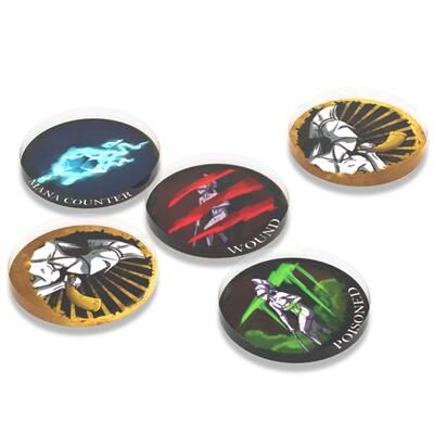 Acrylic Tokens - Eldfall Chronicles SPECIAL ORDER