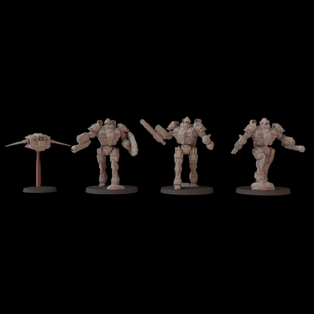 Greater Good Conflict Armour Team | Fantasy Cult 32mm Grimdark Wargaming Miniatures