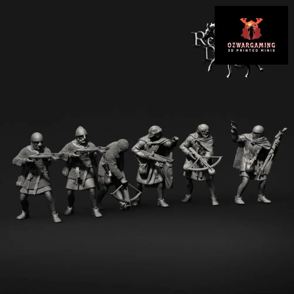 12th Century Crossbowmen | Reconquer Designs 28mm Historical Wargaming Miniatures Role Playing Miniatures