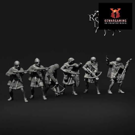 12th Century Crossbowmen | Reconquer Designs 28mm Historical Wargaming Miniatures Role Playing Miniatures
