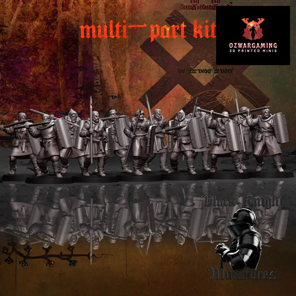 13th Century Baltic Levy | Black Knight Miniatures 28mm Historical Wargaming Miniatures Role Playing Miniatures