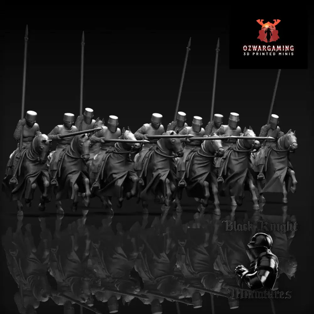 13th Century Polish Mounted Knights | Black Knight Miniatures 28mm Historical Wargaming Miniatures Role Playing
