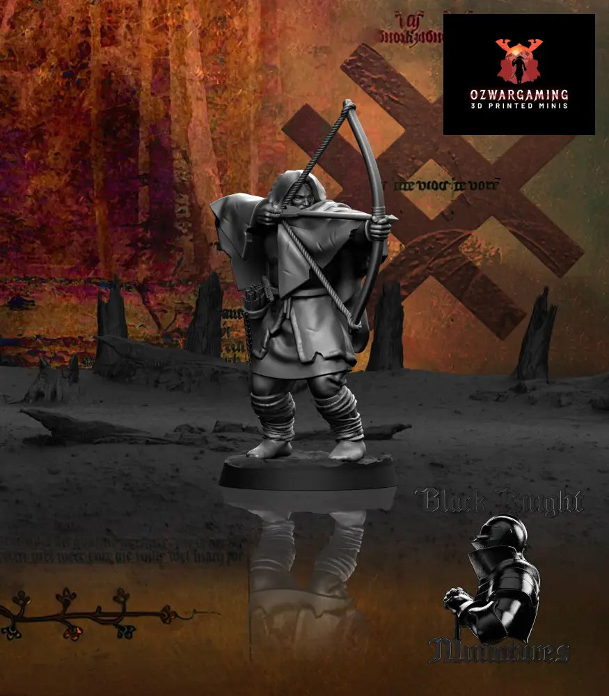 13th Century Samogitian Master Hunstman | Black Knight Miniatures 28mm Historical Wargaming Miniatures Role Playing