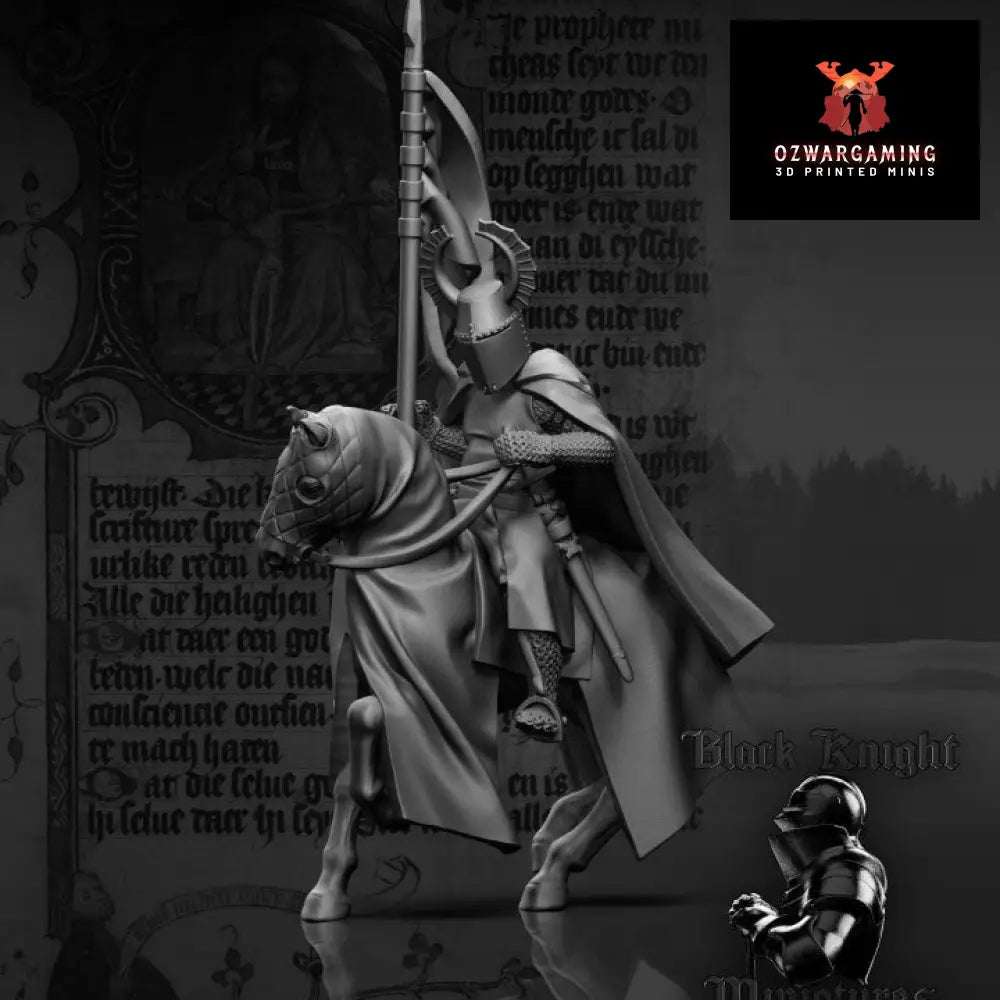 13th Century Teutonic Order Grand Master | Black Knight Miniatures 28mm Historical Wargaming Miniatures Role Playing