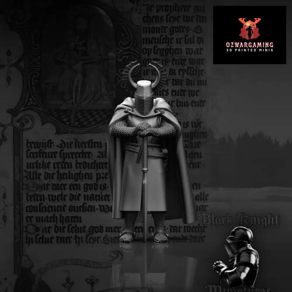 13th Century Teutonic Order Komtur | Black Knight Miniatures 28mm Historical Wargaming Miniatures Role Playing