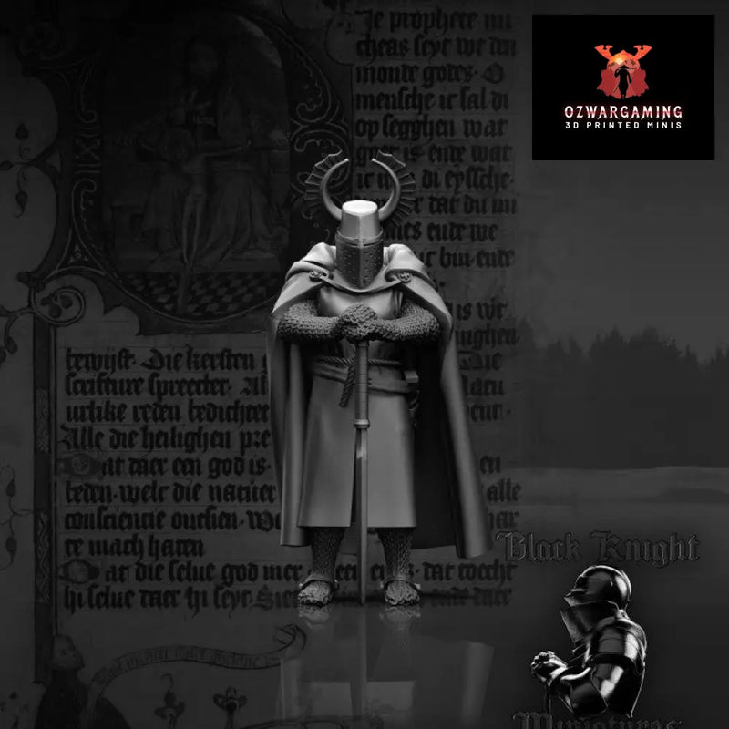 13th Century Teutonic Order Komtur | Black Knight Miniatures 28mm Historical Wargaming Miniatures Role Playing