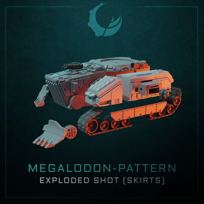 MEGALODON-PATTERN HEAVY ASSAULT VEHICLE | Maelstrom Designworks Grimdark Wargaming Miniatures