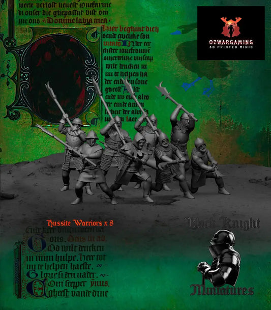 15th Century Hussite Polearms | Black Knight Miniatures 28mm Historical Wargaming Miniatures Role Playing Miniatures