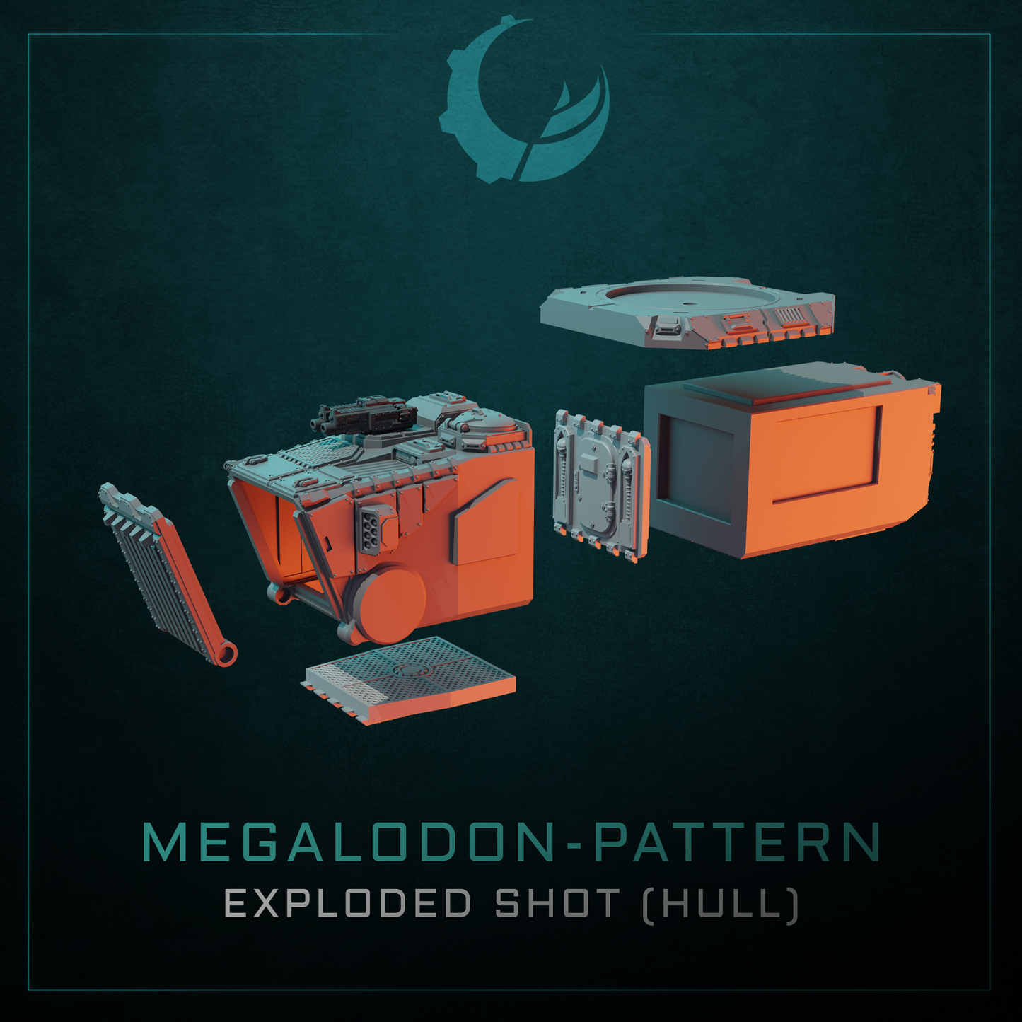 MEGALODON-PATTERN HEAVY ASSAULT VEHICLE | Maelstrom Designworks Grimdark Wargaming Miniatures