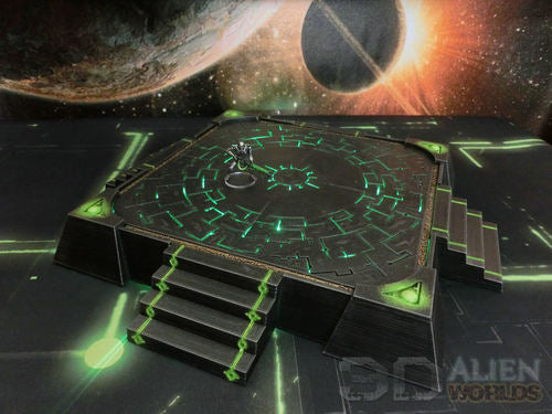 Necrontyr Landing Pad | 3DAlienWorlds Grimdark Wargaming Terrain Role Playing Miniatures