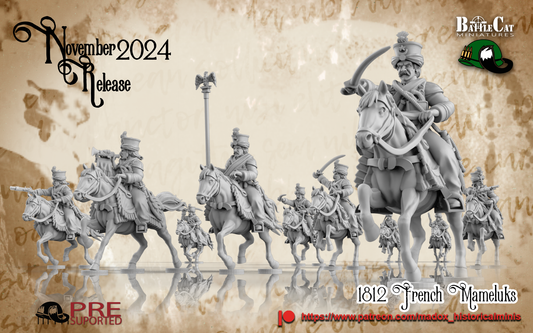 Napoleonic French Mameluks | Battlecat 28mm Historical Wargaming Miniatures Role Playing Miniatures