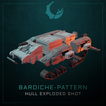 BARDICHE-PATTERN SUPER HEAVY TANK | Maelstrom Designworks Grimdark Wargaming Miniatures