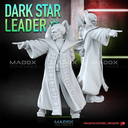 Dark Star Leader | Warbear Studios 28mm SciFi Wargaming Miniatures Role Playing Miniatures