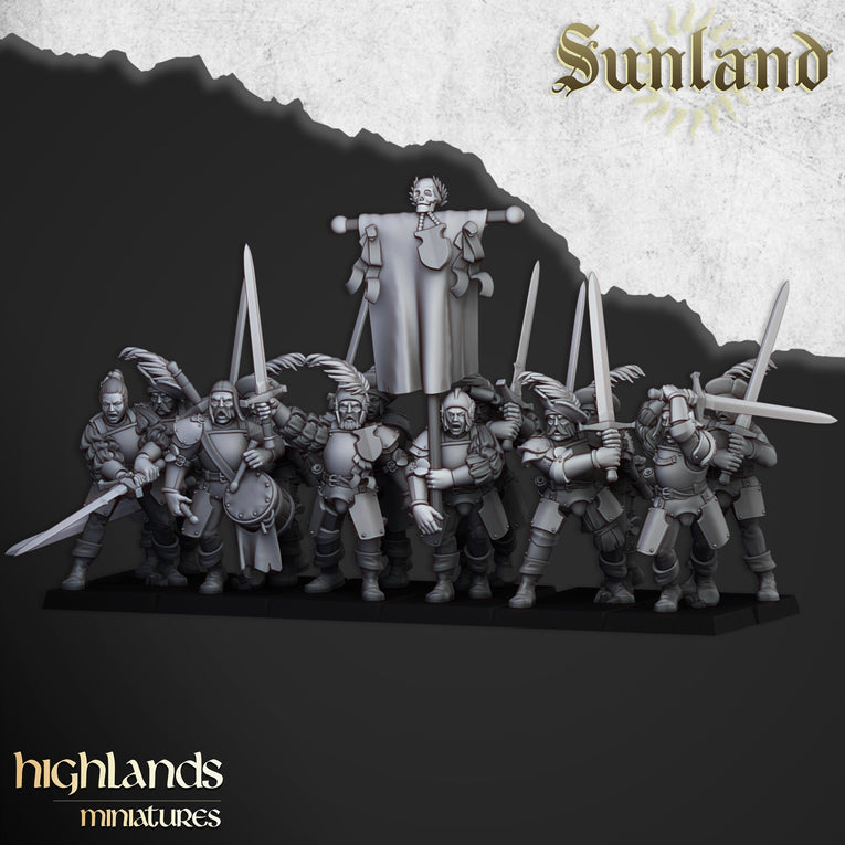 Sunland Greatswords | Highlands Miniatures 28/32mm Fantasy Wargaming Miniatures