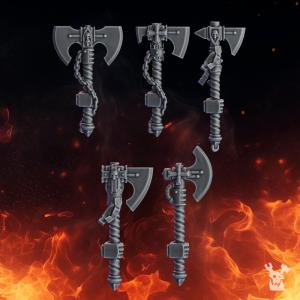 Pactum Aeturnum Crusader Axes | DakkaDakka.store Grimdark Wargaming Miniatures Role Playing Miniatures