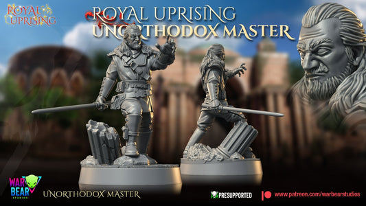 Royal Uprising Unorthodox Master 1 | Warbear Studios 28mm SciFi Wargaming Miniatures Role Playing Miniatures