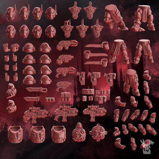 Crimson Wings Recon Squad Build Kit | DakkaDakka.store Grimdark Wargaming Miniatures Role Playing Miniatures