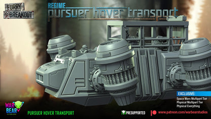 Breakout Regime Transporter | Warbear Studios 28mm SciFi Wargaming Miniatures Role Playing Miniatures
