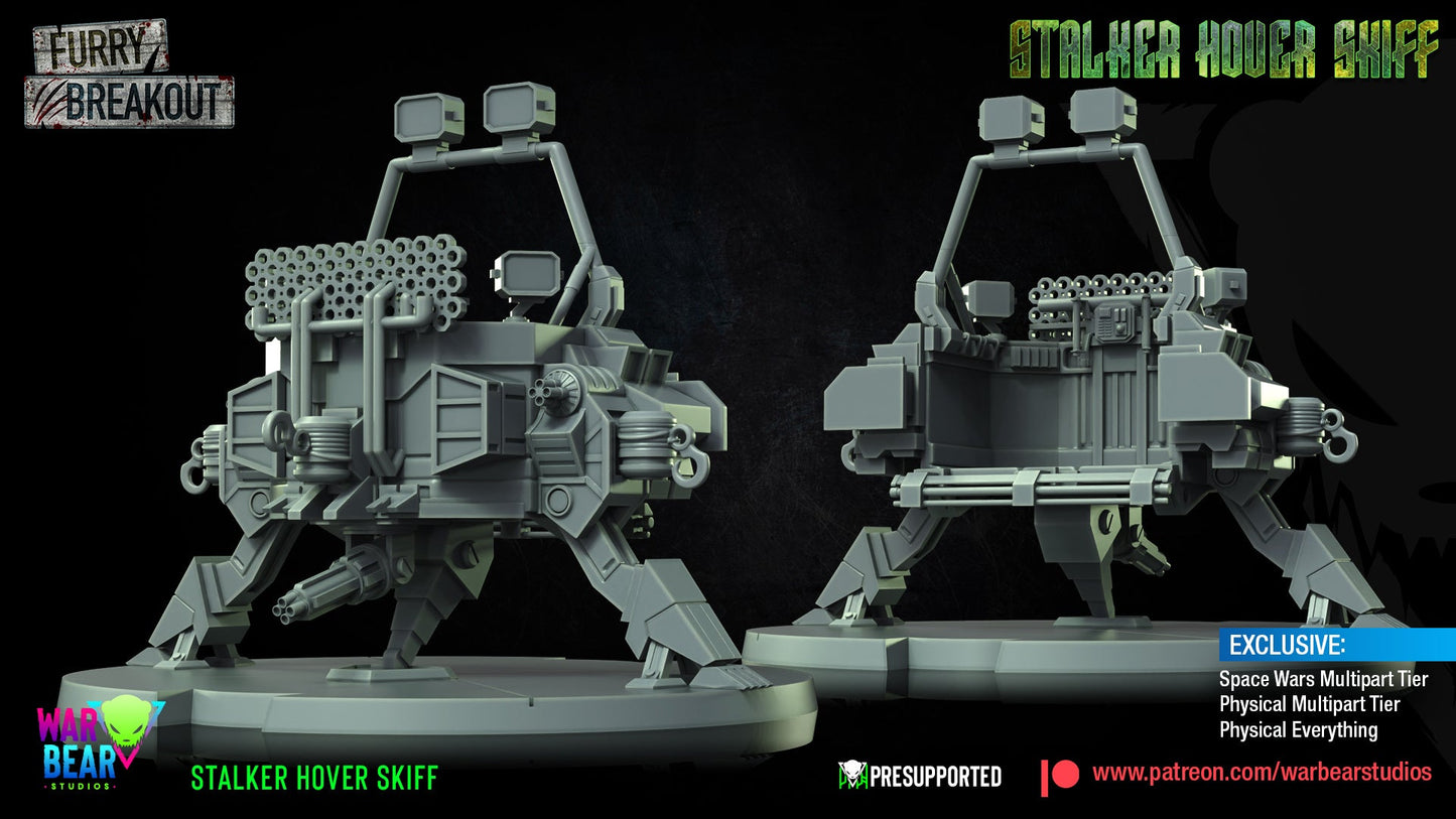 Breakout Stalker Skiff | Warbear Studios 28mm SciFi Wargaming Miniatures Role Playing Miniatures