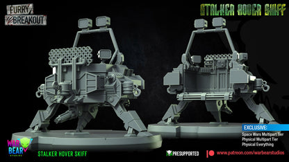 Breakout Stalker Skiff | Warbear Studios 28mm SciFi Wargaming Miniatures Role Playing Miniatures