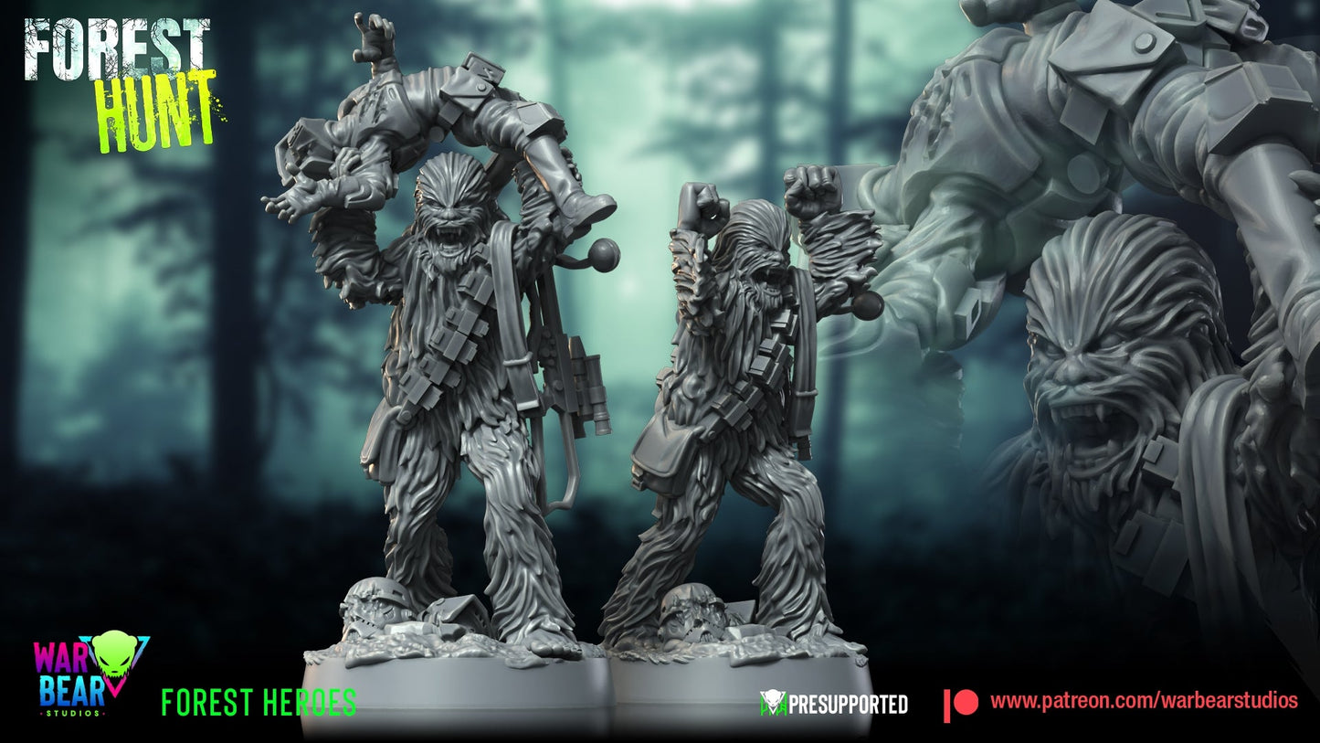 Forest Hunt Walking Carpet | Warbear Studios 28mm SciFi Wargaming Miniatures Role Playing Miniatures