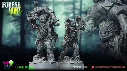 Forest Hunt Walking Carpet | Warbear Studios 28mm SciFi Wargaming Miniatures Role Playing Miniatures