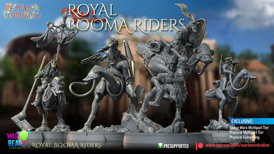 Royal Uprising Boom Riders | Warbear Studios 28mm SciFi Wargaming Miniatures Role Playing Miniatures