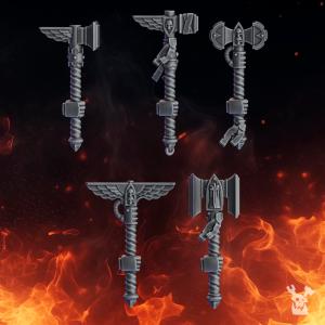 Pactum Aeturnum Knight Hammers | DakkaDakka.store Grimdark Wargaming Miniatures Role Playing Miniatures